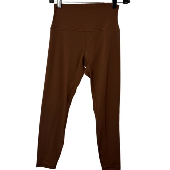 CRZ Yoga coffee brown Butterluxe yoga origin high-waist leggings size 10 NWT - Picture 5 of 10